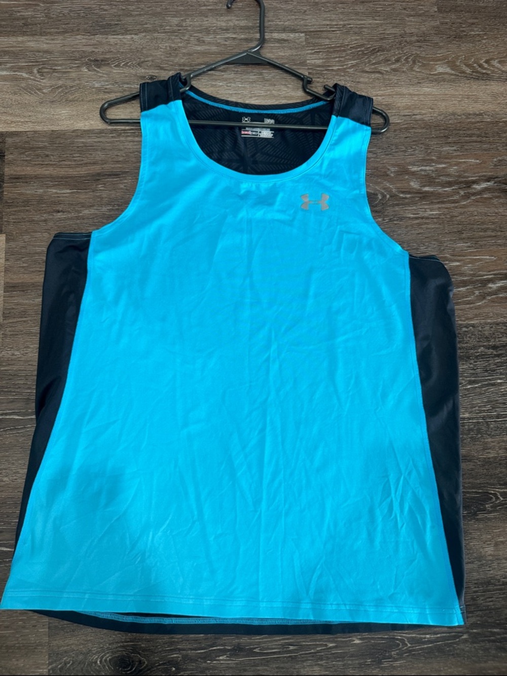 Under Armour Turquoise & Black Performance Tank
